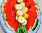 Hình bước làm 2 của món Trái cây tráng miệng