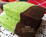 Foto langkah ke 11 dari resep 279. Bolu Santan Lapis Coklat-Pandan.