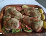 Töltött csirkemell recept fázis 4 fotója