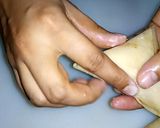 A picture of step 3 of Pizza Pasta Samosa.