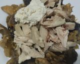 Foto del paso 5 de la receta: Berenjenas con pollo bbq🍗🍯🍆