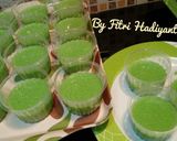 Foto langkah ke 3 dari resep Pudding Lumut lapis coklat.