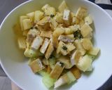 Foto del paso 7 de la receta: Ensalada de tofu dulce de aperitivo
