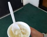 A picture of step 4 of Dry ice ice cream.