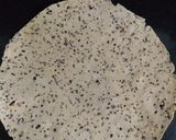 A picture of step 1 of Papad Chat.