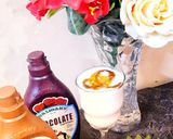 A picture of step 5 of Banana caramel shake.