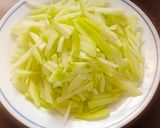 A picture of step 2 of Chow chow crispy fritter.