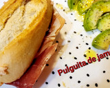 Foto del paso 4 de la receta: Pulguita de jamón con acompañamiento