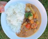 A picture of step 9 of Easy beef Massaman curry.