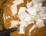 A picture of step 5 of Shahi Paneer.