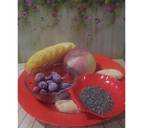 Diet Juice Cranberry Banana Pineapple Apple Chiaseed langkah memasak 1 foto