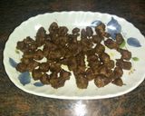 A picture of step 5 of Mutton 65(mutton chukka).