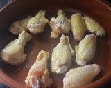Foto del paso 4 de la receta: Arroz verde con pollo, longaniza y mejillones