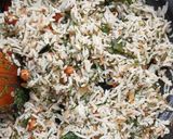 A picture of step 10 of Dill Leaves White Rice.