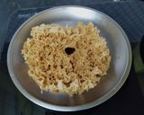 A picture of step 6 of Malai Ghevar.
