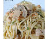Foto del paso 9 de la receta: Espaguetis con salsa de yogur y curry