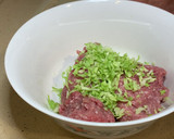 Foto del paso 1 de la receta: Dumplings de carne de cerdo