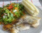Foto del paso 6 de la receta: Sencillo Pescado Frito (Toyo) ensalada fresca y Choclo Peruano