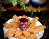 आटे व दाल के फरा (aate ba dal ka fara recipe in Hindi) रेसिपी चरण 8 फोटो