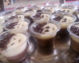 Foto langkah ke 4 dari resep Pudding coklat vanilla kribo.