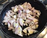 Une image de l'étape 15 de Trévise farcie aux anchois,parmesan et câpres italiennes et sa couronne d oignons de roscoff.