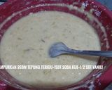 Foto langkah ke 4 dari resep Bolu Pisang kukus anti Gagal Takaran sendok (Tanpa Mixer).