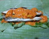 Foto langkah ke 4 dari resep Pepes Pindang Kemangi & Belimbing Wuluh.