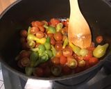 Une image de l'étape 5 de Soupe de légumes du jardin aux vermicelles.