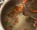 A picture of step 2 of Manchow Soup.