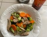 Foto del paso 5 de la receta: Arroz chino con pollo 🥡
