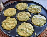 A picture of step 3 of Jowar Methi Lasooni Mini Chilla.