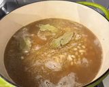 A picture of step 5 of Simple French Country Cassoulet(Lamb Stew with Beans andSausage).