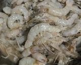 A picture of step 3 of Prawn masala.