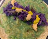 A picture of step 4 of Purple cabbage roll.