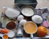 A picture of step 1 of Choco Orange Cake.