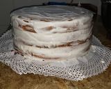 Foto del paso 5 de la receta: Naked Cake (torta de frutos del bosque 🎂)