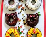 पांडा ब्लॅक कॅट डोनट (donut recipe in marathi) रेसिपी स्टेप 6 फोटो 