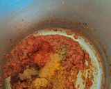 A picture of step 5 of Rajma chawal - traditional method.