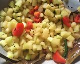 A picture of step 5 of Raw Papaya curry.