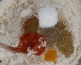 A picture of step 2 of Wheat flour Chakali.