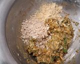 A picture of step 2 of High protein Paneer Sprouts tikki and Dahi tikki Chaat (healthy starter or snack).