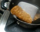 A picture of step 20 of Warm gulab jamun in sweet crunchy tacos.