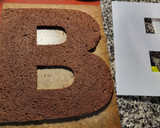 Foto del paso 5 de la receta: Letter cake, torta letra "Brownie" sin gluten