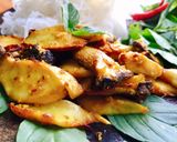 Hình bước làm 3 của món Nấm nướng riềng mẻ