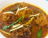 A picture of step 17 of Lauki kofta.