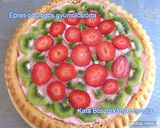 Epres-pudingos gyümölcstorta (Gluténmentes) :) recept fázis 2 fotója