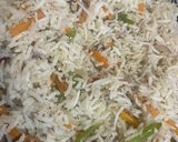 A picture of step 8 of Chicken fried rice.