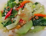 Foto langkah ke 8 dari resep Tumis labu siam pokcoy.