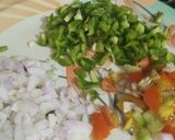 A picture of step 3 of Veg Uttapam (south dish).