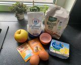 Hình bước làm 1 của món Muffin Apple